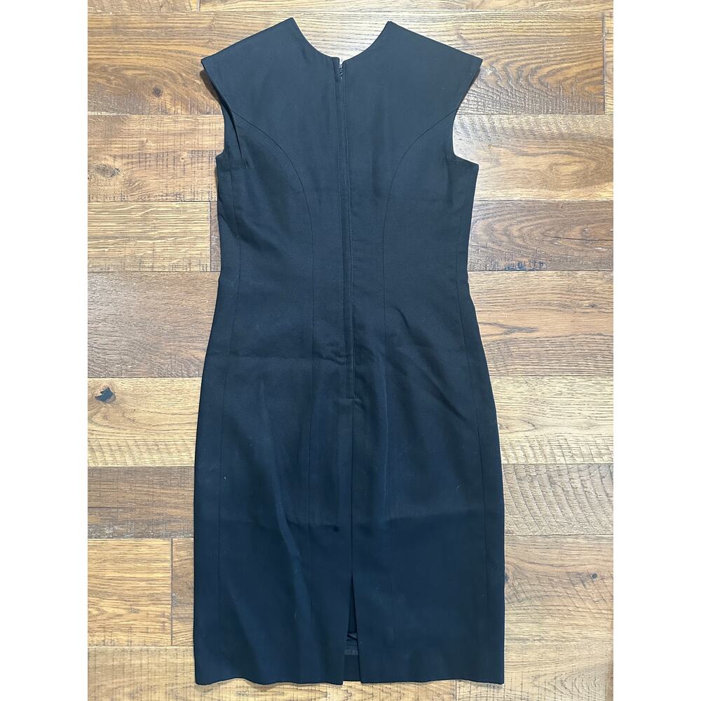 Vintage Constance Saunders Black Cotton Dress - Picture 3 of 5